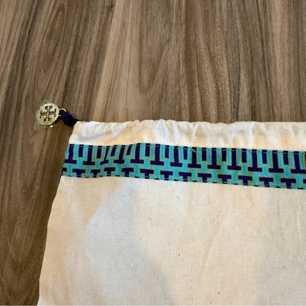 Tory Burch White and Blue Dust Bag